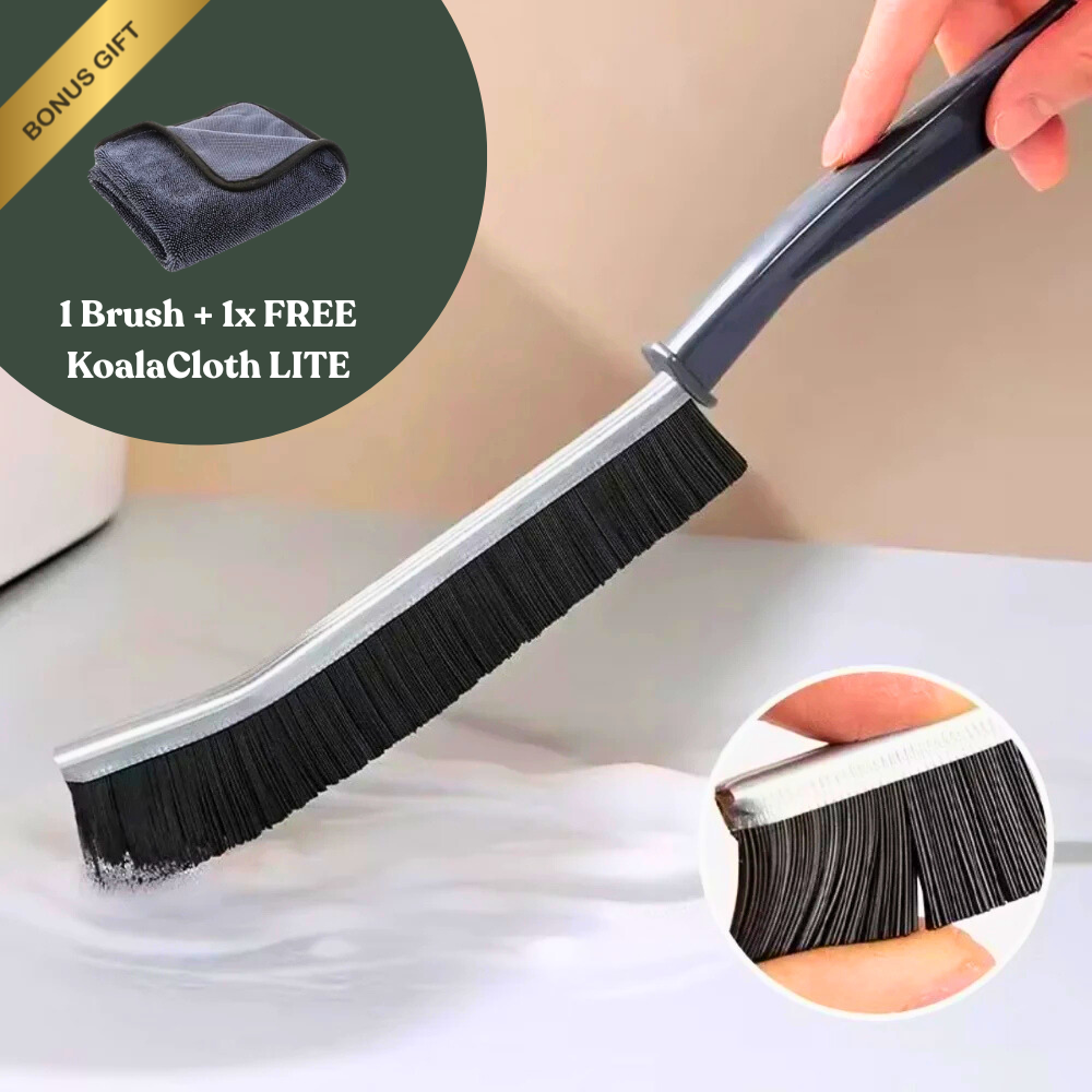 SealShine | Quick Clean Duo – 40 × 30 cm Cloth + Brush