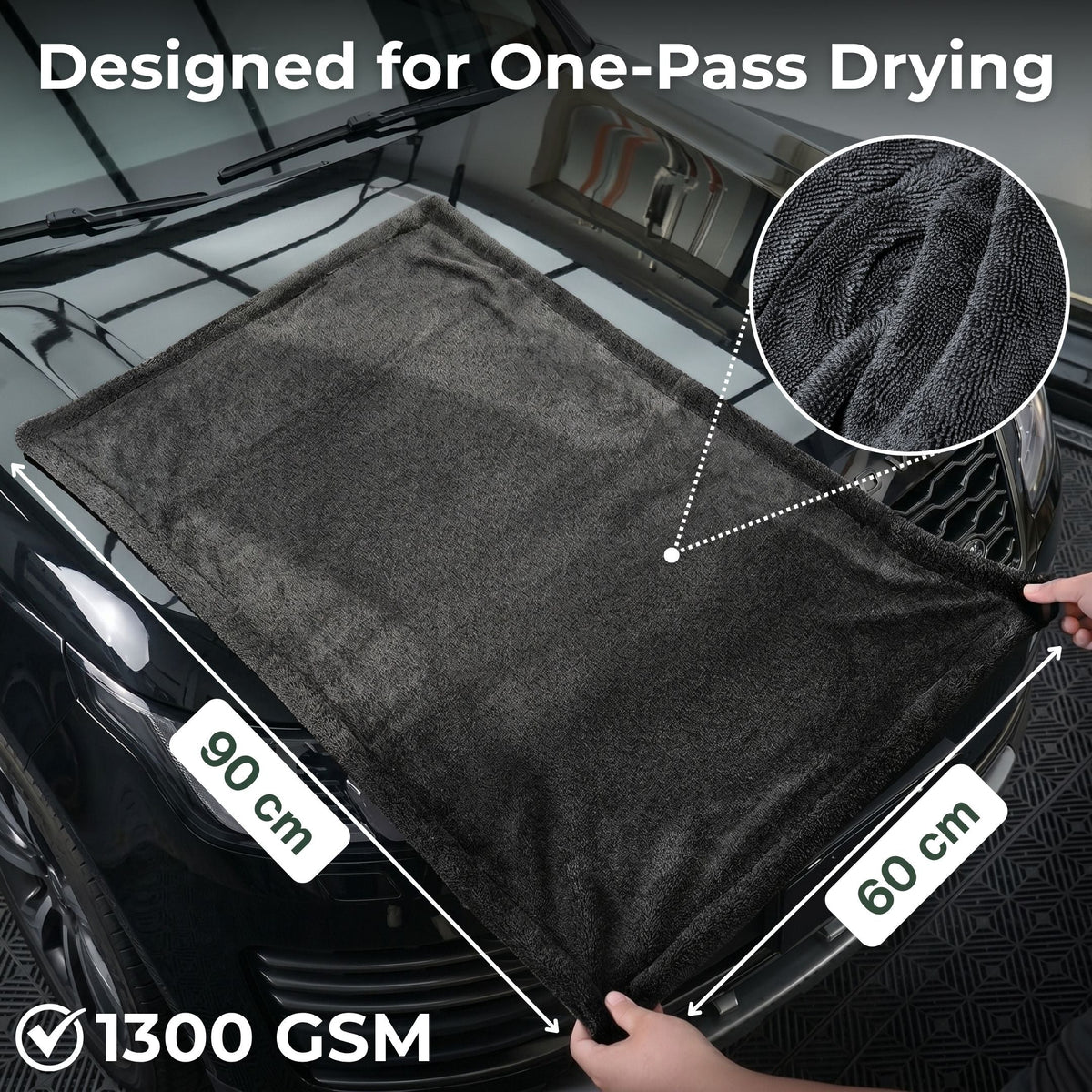 SealShine | Luxe Drying Towel – 90 × 60 cm