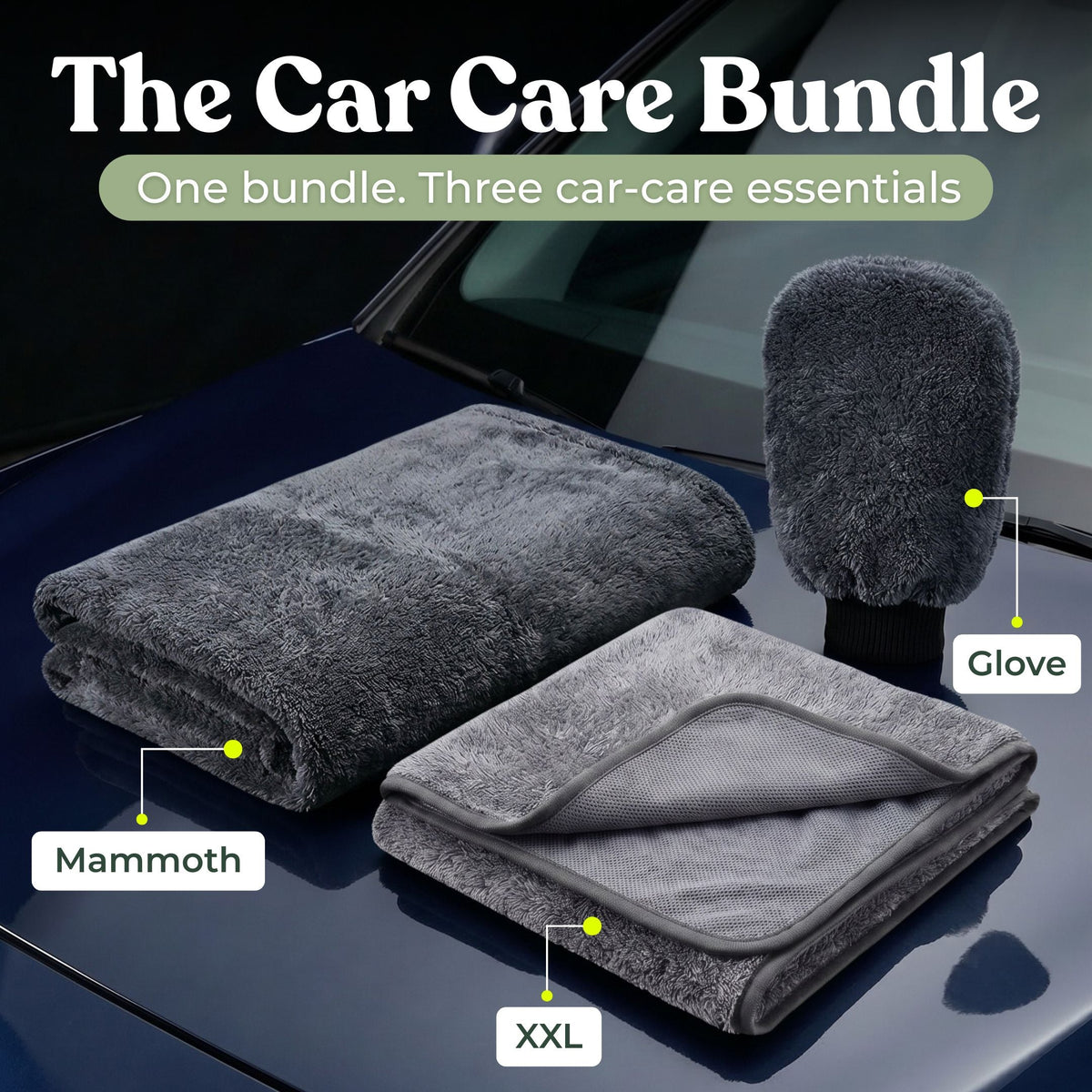SealShine | Complete Car Care Set – 90 × 60 cm + 60 × 40 cm