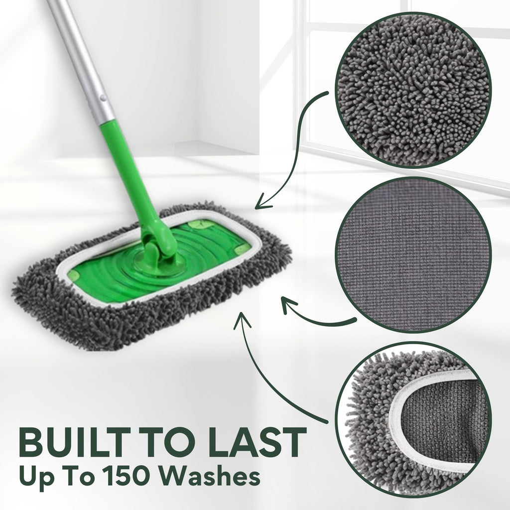 SealShine | Reusable Mop Pads – Fits 25 cm & 42 cm Mop Heads