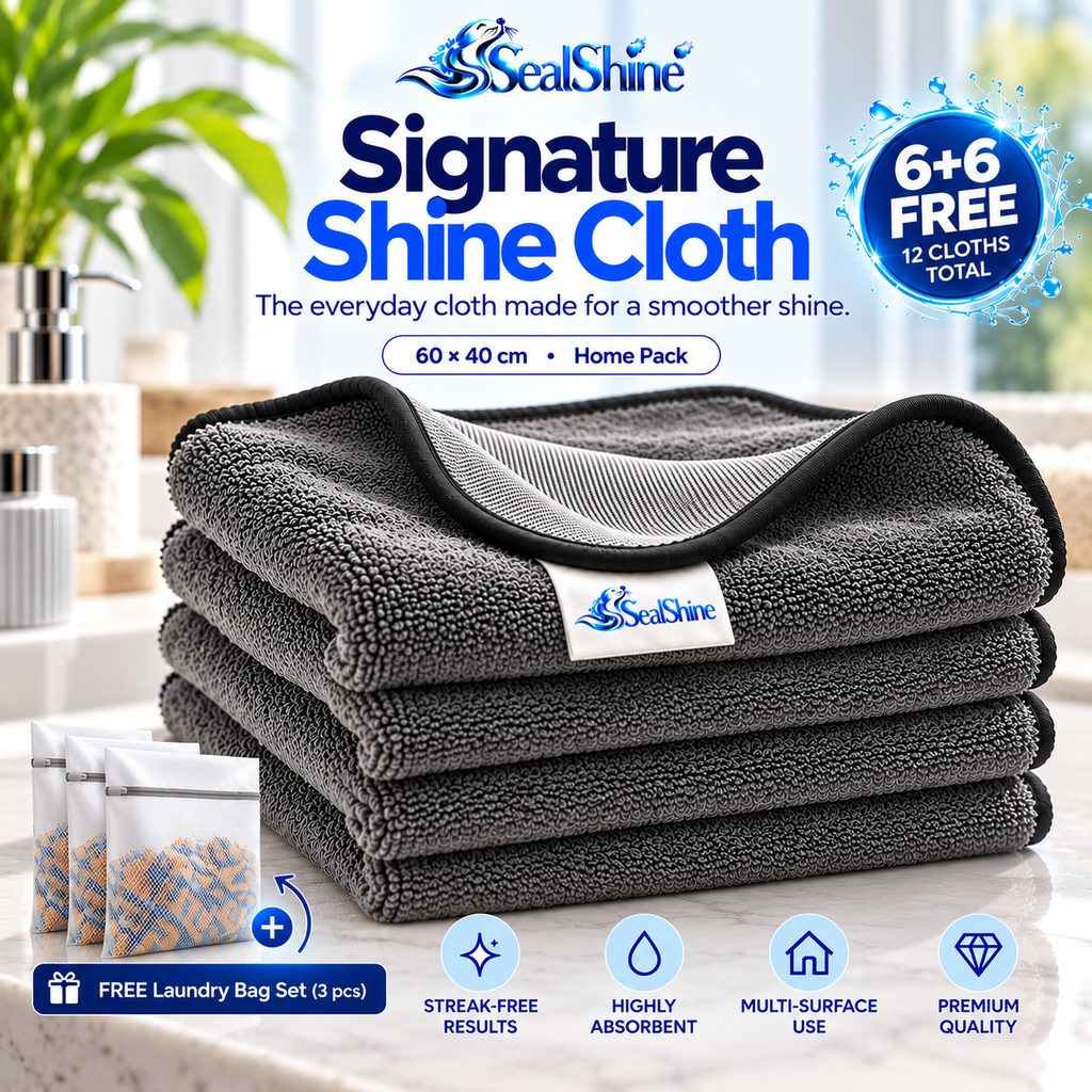 SealShine | Signature Shine Cloth Home Pack – 60 × 40 cm