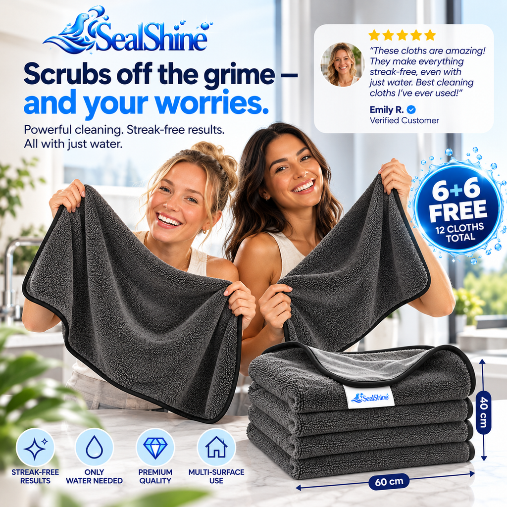 SealShine | Signature Shine Cloth Home Pack – 60 × 40 cm