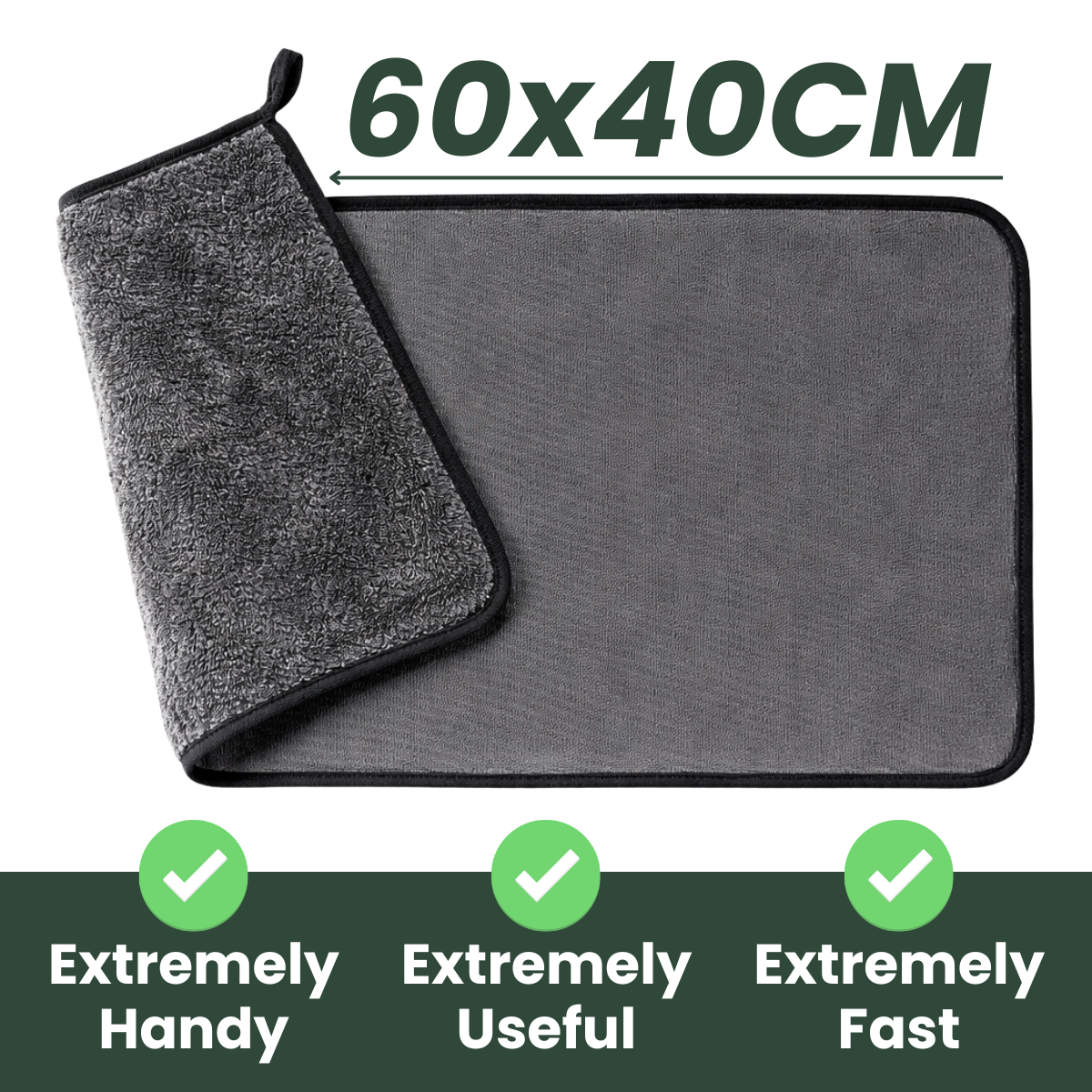 SealShine | Window & Glass Shine Cloth – 60 × 40 cm